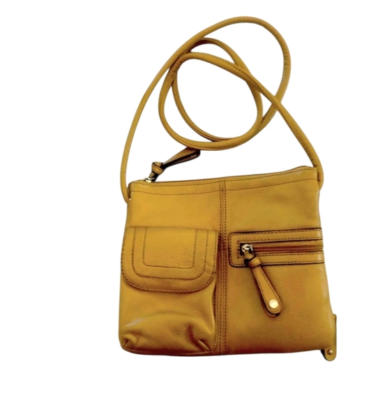Tignanello Leather Crossbody Organizer Bag - Picture 1 of 11